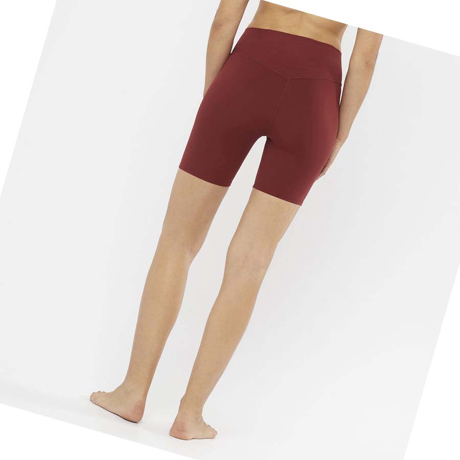 Bermudas Salomon CROSS MULTI 7'' Mujer Rojos | MX 2365BEX